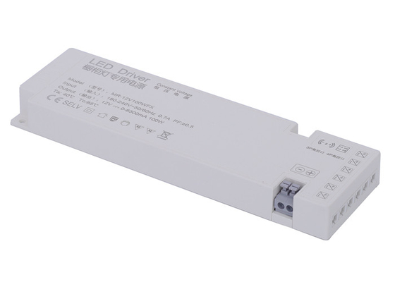 Witte van hoofd 12V Constant Voltage Bestuurder Power Supply 8A 100W voor Carbinet-Licht