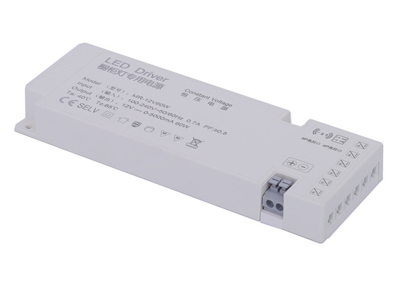 van hoofd 5A 12V Constant Voltage Bestuurder 60W voor van de LEIDENE het Licht Kanaalband