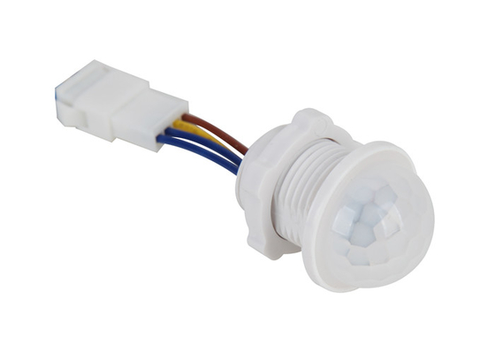 Wit van de de menselijke Bewegings LEIDENE Sensor eindigt het Lichte Schakelaar 40W 60Hz van IRL